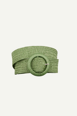 Gürtel Wide Zia Banana Palm Green