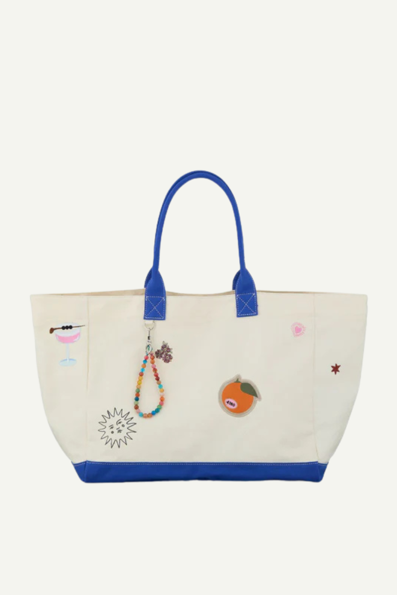 Tasche Patch Canvas Camila Amparo Blue