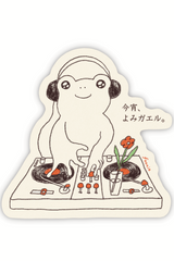 Sticker "Frog DJ"