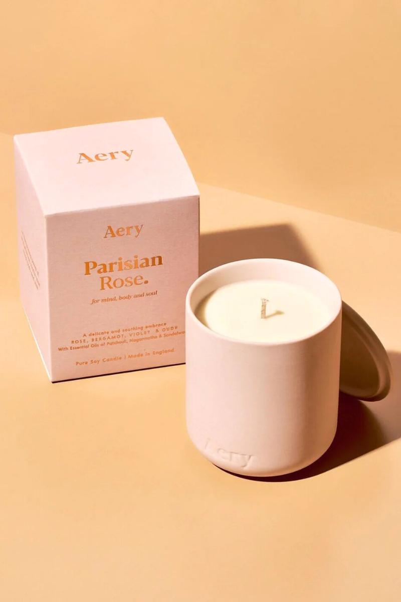 Duftkerze Parisian Rose Tongefäss