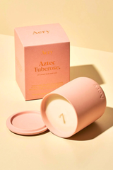 Duftkerze Aztec Tuberose Tongefäss