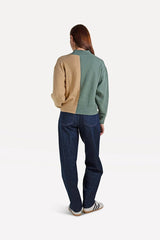 Pullover Emily knitted Duck Green Sandelwood