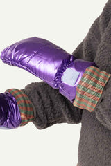 Handschuh-Fäustlinge Metallic Violet