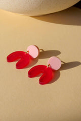 Ohrschmuck Arch Rose-Red