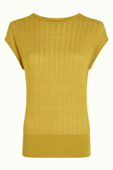 Top Ann Loop Ajour Tuscan Yellow