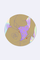 Sticker "My body, my rules"