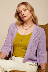 Strickjacke Emily Soleil Lavender Mist