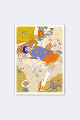 Postkarte "resting is productive"