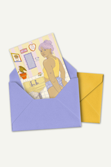 Postkarte "My body, my rules"
