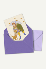 Postkarte "Fall of the patriarchy"