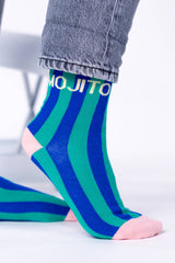Socken Striped Mojito