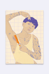 Postkarte "self care is love"