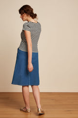 T-Shirt Knot Chopito Stripe Black