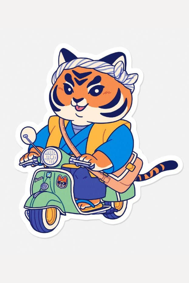 Sticker „Brioche-Vespa“