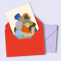 Postkarte "togetherness"