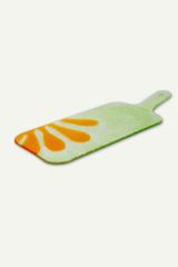 Servierplatte Klein Strippy Green-Orange