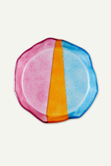 Schalen-Teller Artisano Klein Orange-Magenta