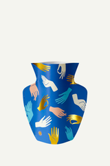 Papier Vase Hamsa Kleid