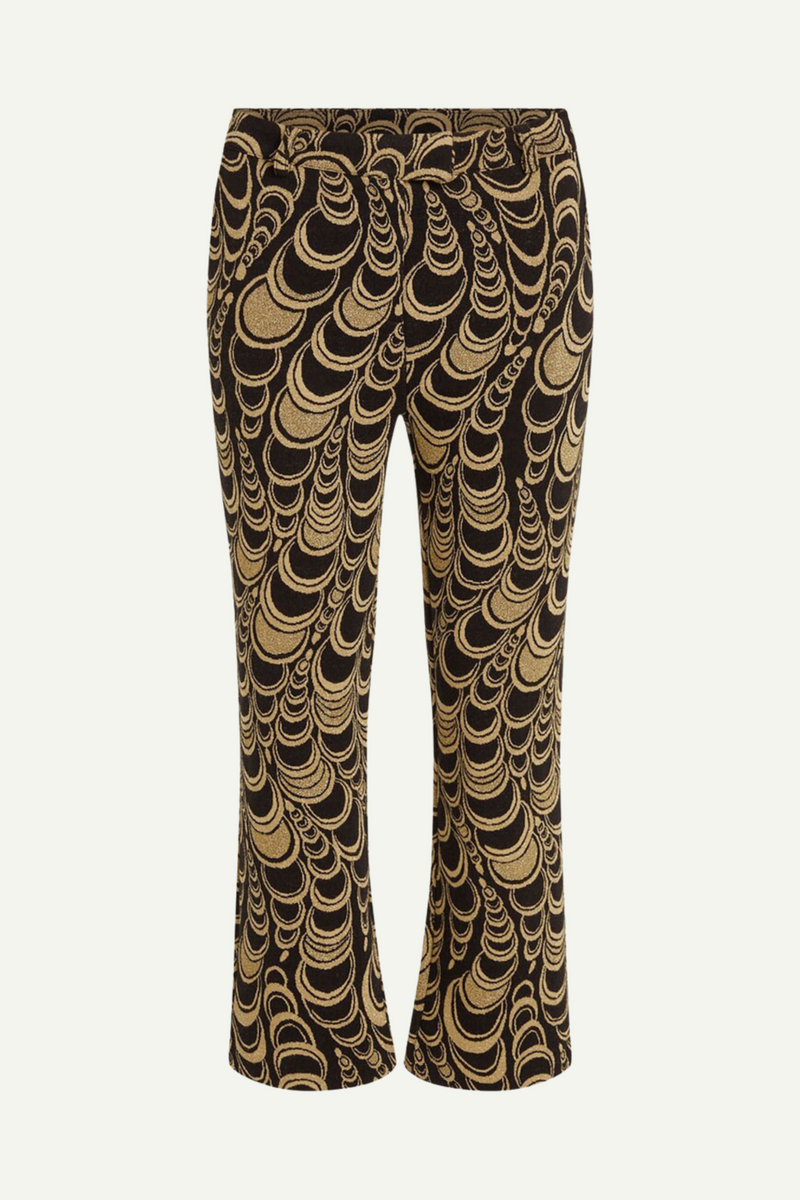 Luz Cropped Pants Bobbin Jacquard