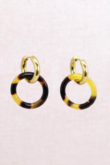 Ohrschmuck Rosaline Tortoise Brown