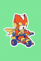Sticker "Justice-kun"
