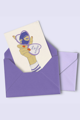 Postkarte "smash the patriarchy" 