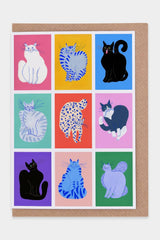 Karte "Nine Lives Cats"