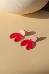 Ohrschmuck Arch Rose-Red
