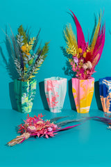 Jesmonit Vase in Smaragdgrün und Gelb von Misshandled im Youmee.market in Bern