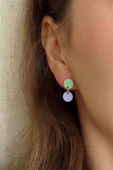 Ohrschmuck Dotty Rose-Orange