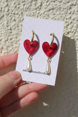 Ohrschmuck Endlessly in Love Hearts