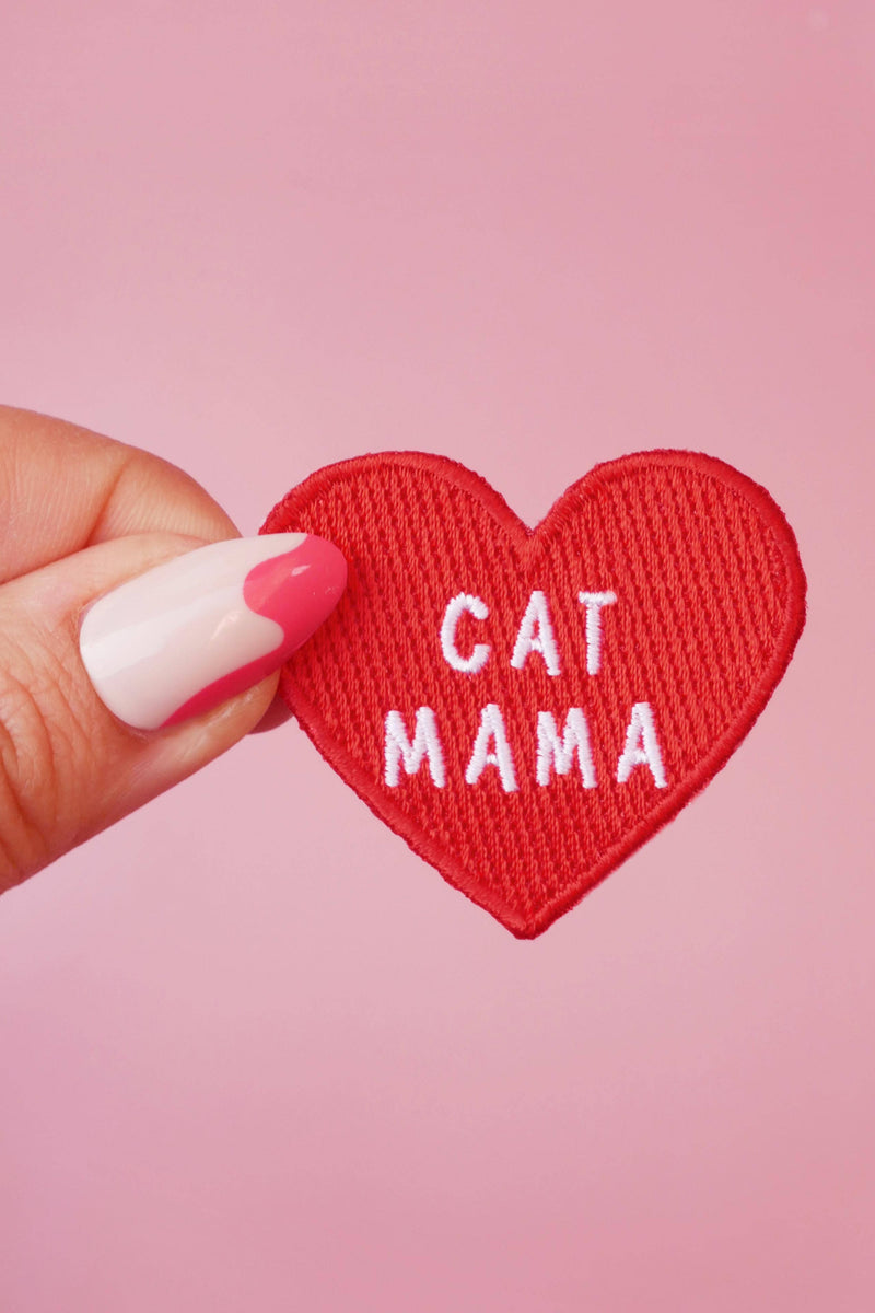 Bügelbild Patch Cat Mama