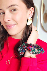 Scruncie CLLEO - Golden Flowers Multicolor
