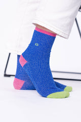 Socken Electric Blue Vintage