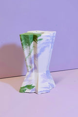 Jesmonit Kerzenständer in Olivgrün, Hafer und Lavendel