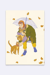 Postkarte "Fall of the patriarchy"