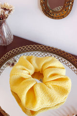 Scruncie - Structured Yellow Lemon