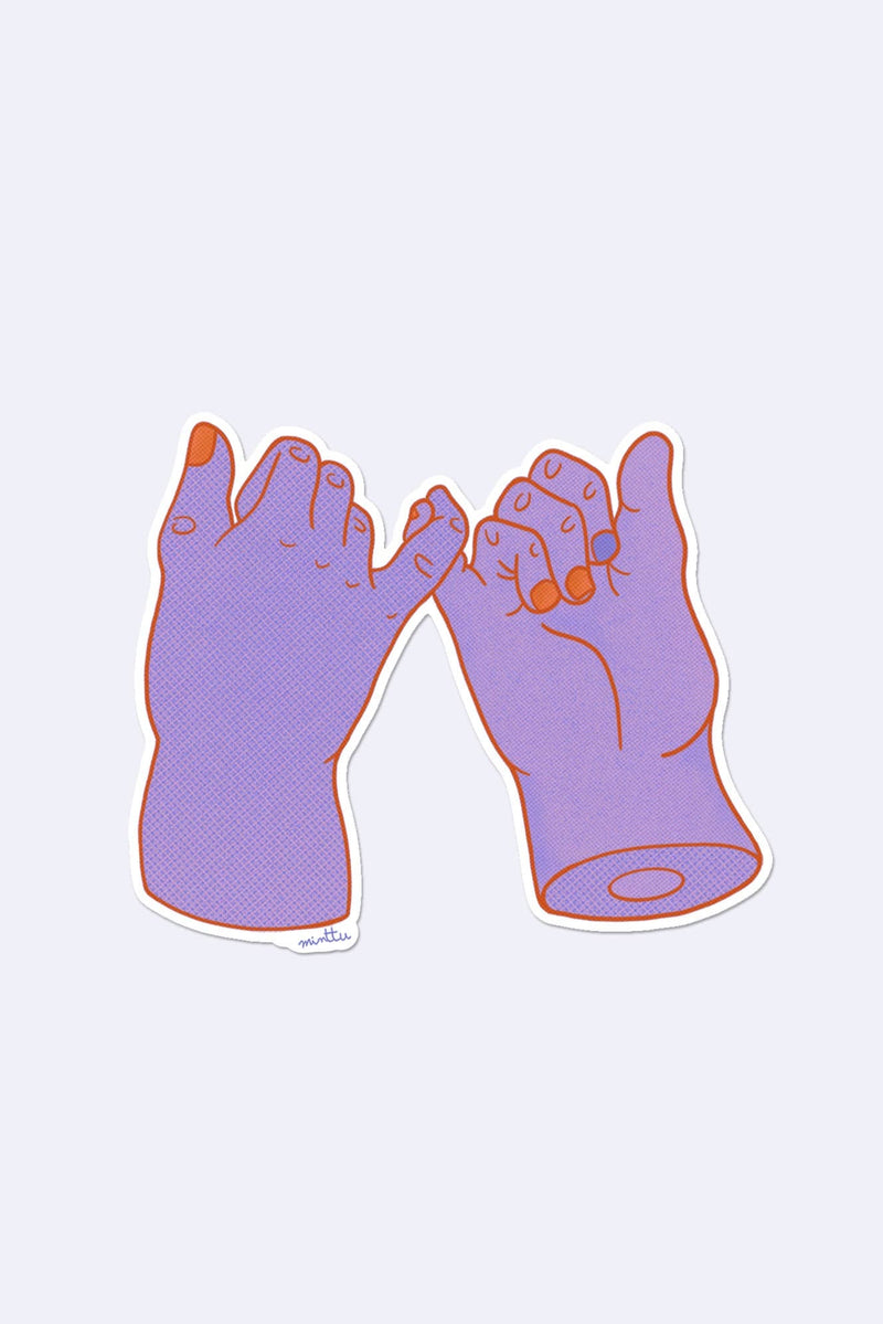 Sticker "pinky promise"