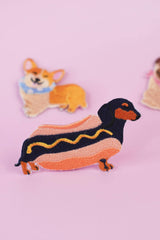 Bügelbild Patch Dackel