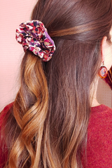 Scrunchie CHOUCHOU MIA - Rusty Terracota Arty Print
