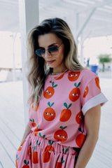 T-Shirt Boxy Oranges