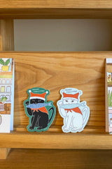 Sticker "Black Christmas Cat"