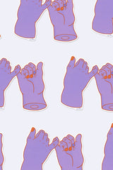 Sticker "pinky promise"