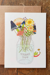 Karte "Thank You Magical Mason Jar"