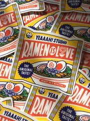 Sticker „Ramen is Love“