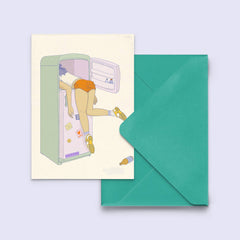 Postkarte "Too hot"