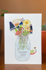Karte "Thank You Magical Mason Jar"
