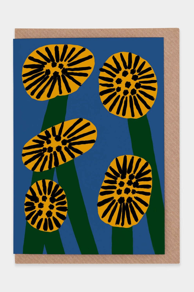 Postkarte Memphis Flowers