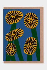 Postkarte Memphis Flowers