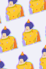 Sticker "Don't tell me to smile!" 